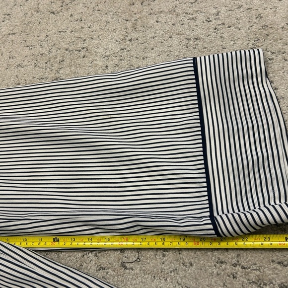 Lucy Paris Striped Wide-Leg Pants M EUC- Blue and White - Picture 11 of 14